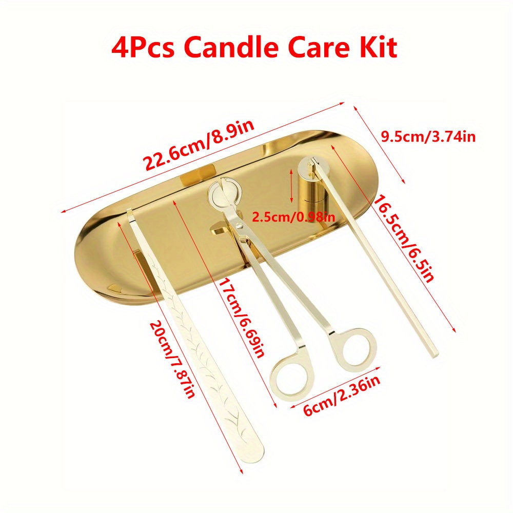 4pcs/set Luxury Candle Care Ki - огляд і ціна Scented Candle Luxury