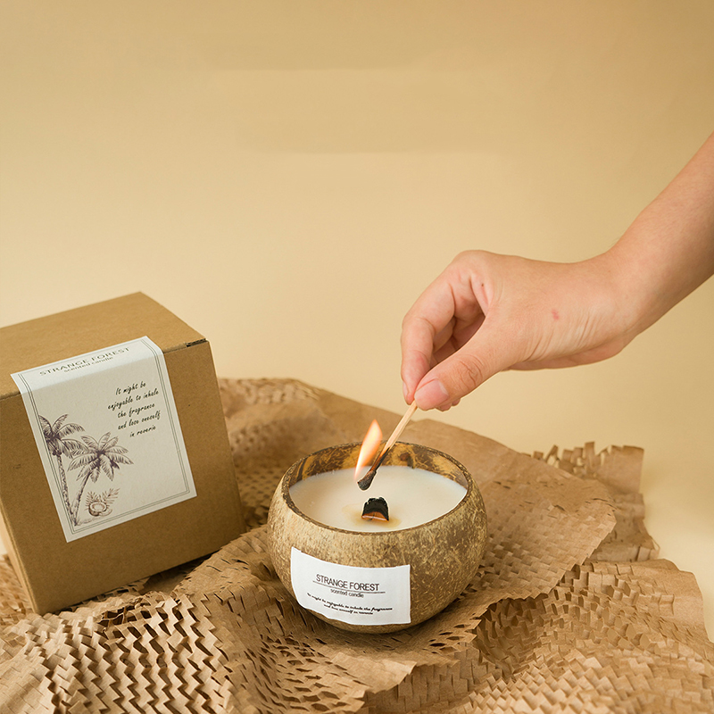 Coconut Shell Aromatherapy Can - огляд і ціна Scented Candle Luxury