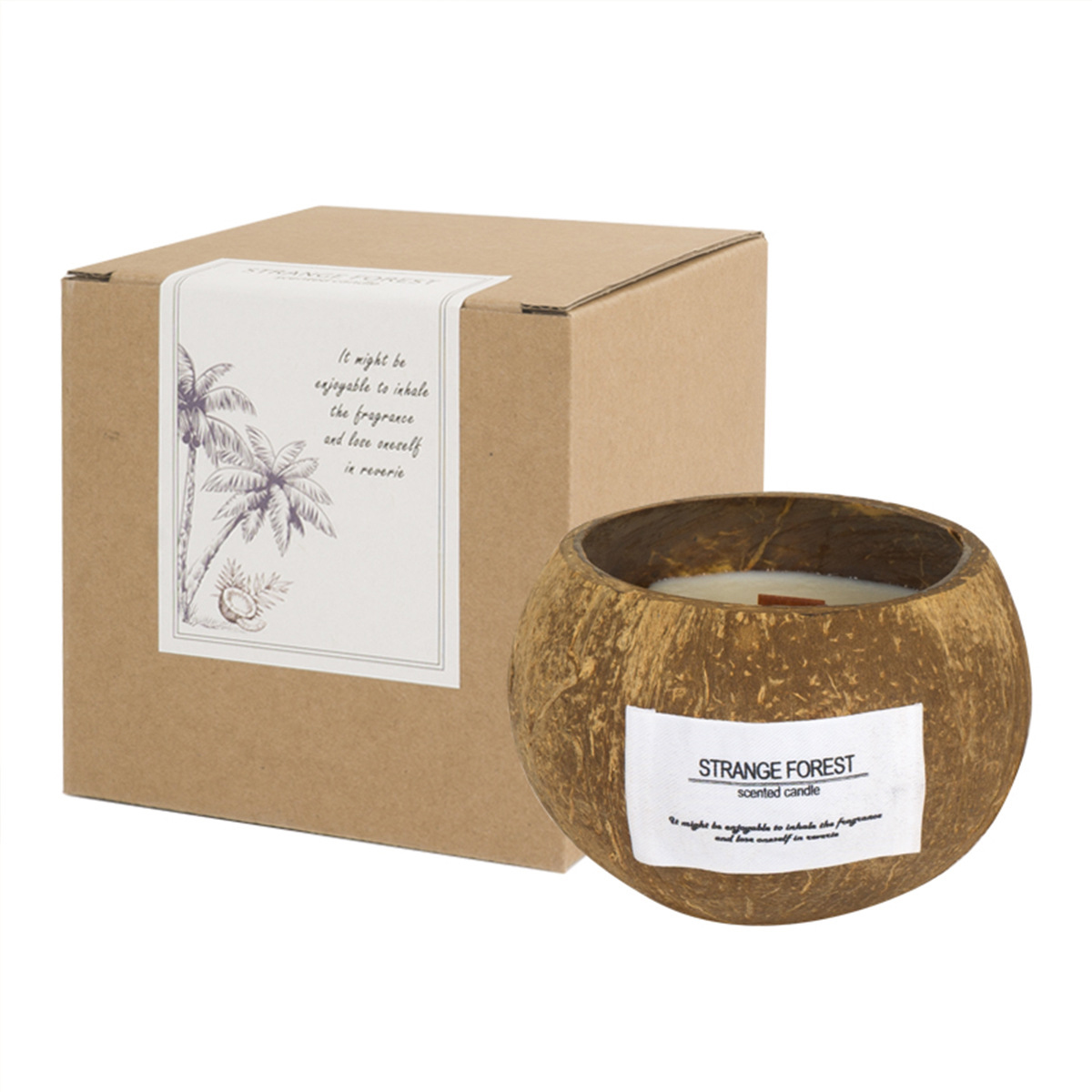Coconut Shell Aromatherapy Can - огляд і ціна Scented Candle Luxury