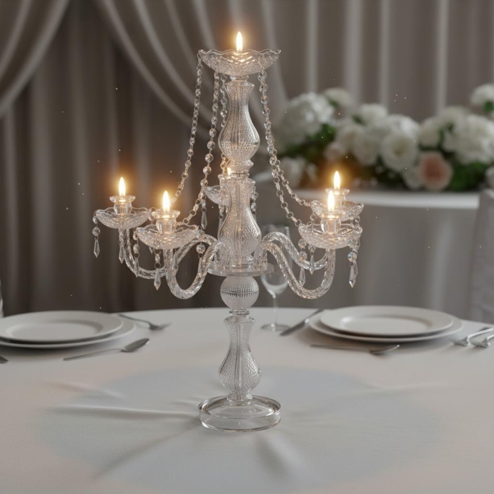 Crystal Candelabra Elegant Wed - огляд і ціна Scented Candle Luxury