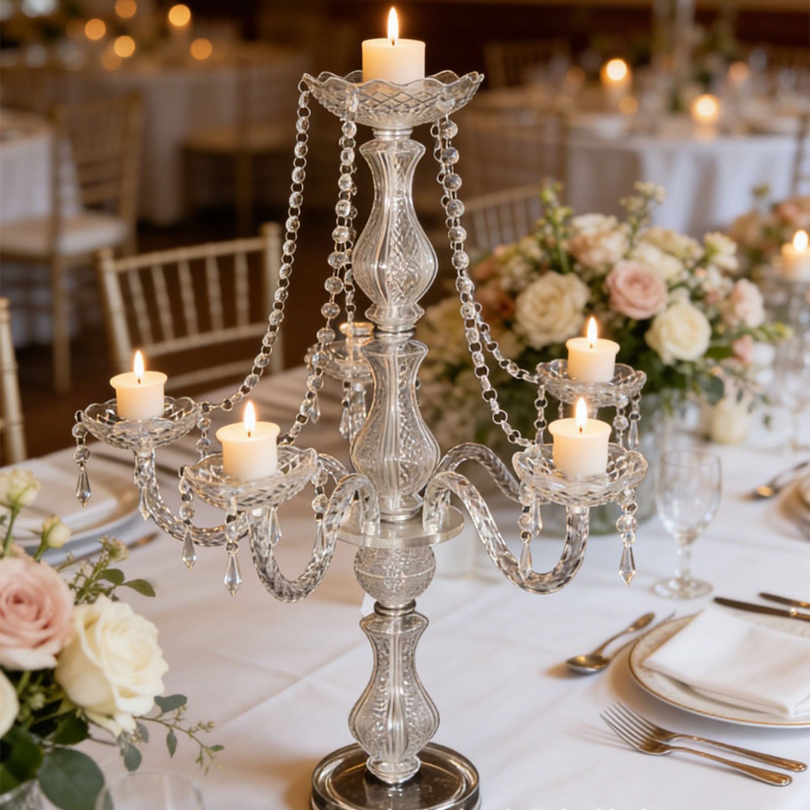 Crystal Candelabra Elegant Wed - огляд і ціна Scented Candle Luxury