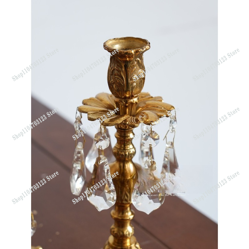 French retro brass candle hold - огляд і ціна Scented Candle Luxury