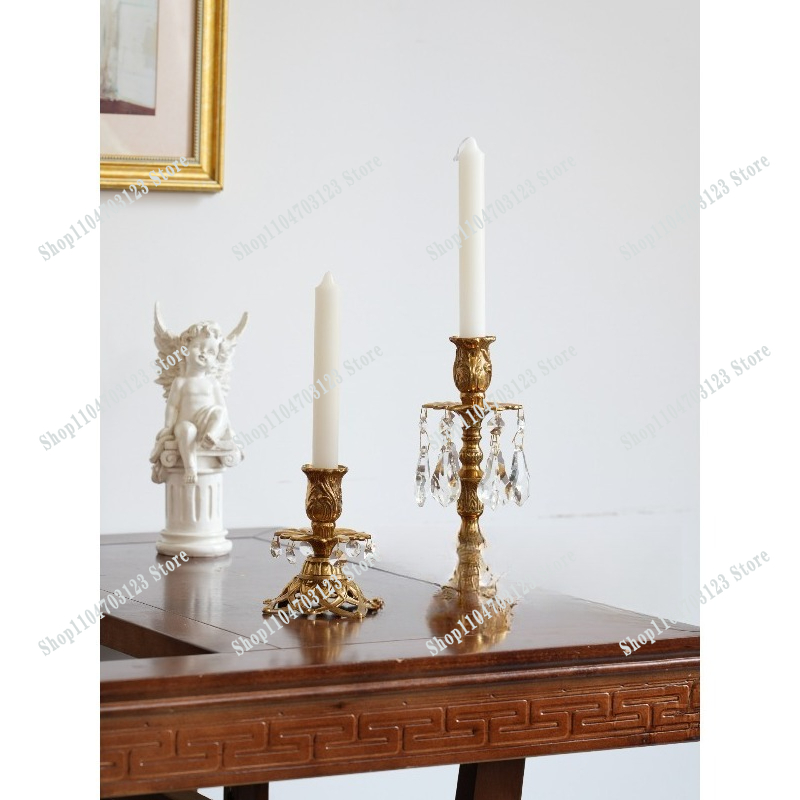 French retro brass candle hold - огляд і ціна Scented Candle Luxury
