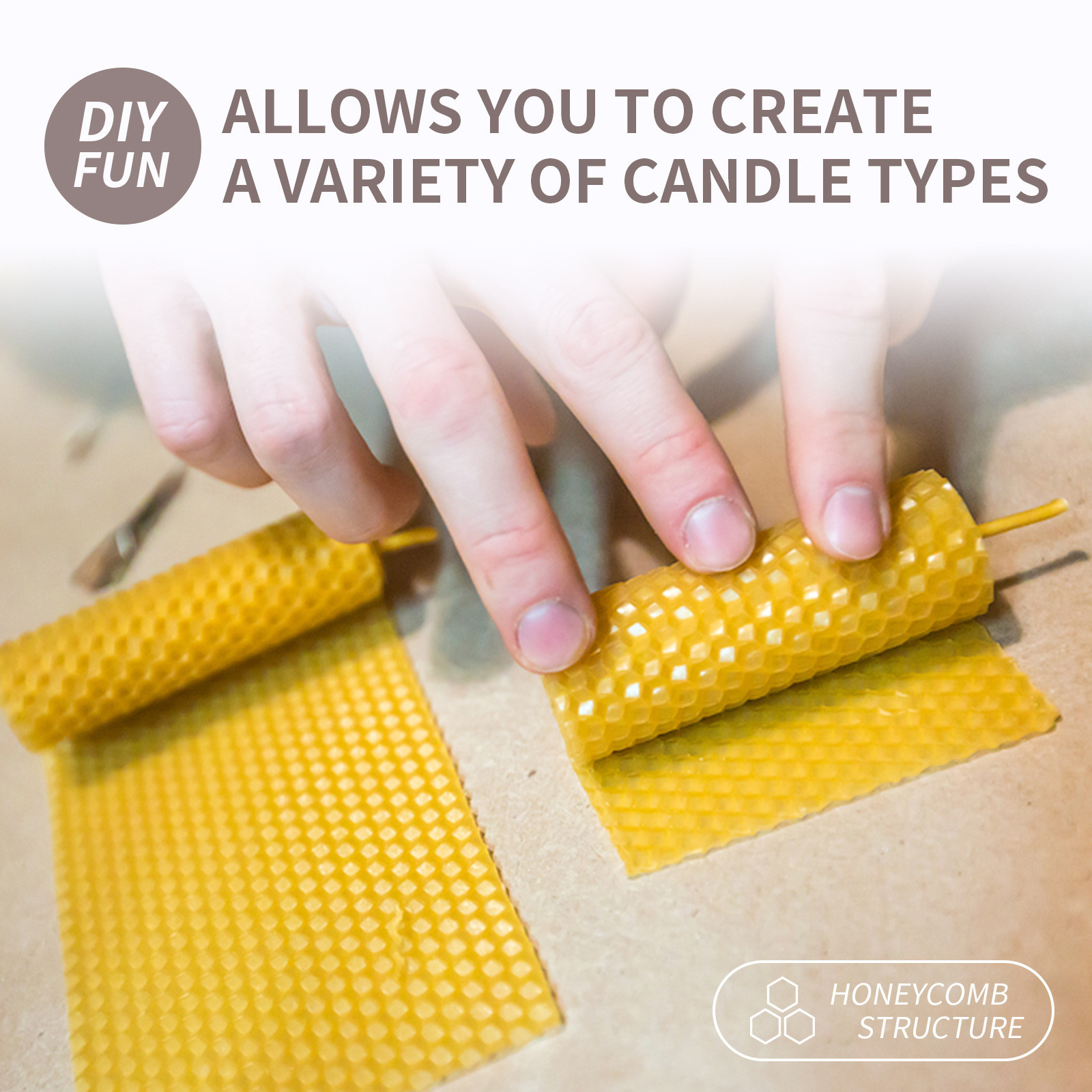 10/20/30pcs Natural Beeswax Sh - огляд і ціна Scented Candle Luxury