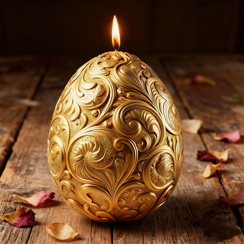 Gilded Baroque Easter Egg Cand - огляд і ціна Scented Candle Luxury